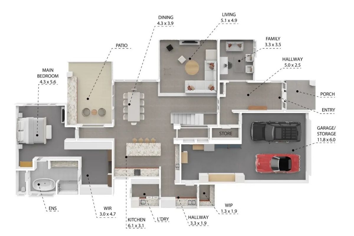 3D Floor Plans